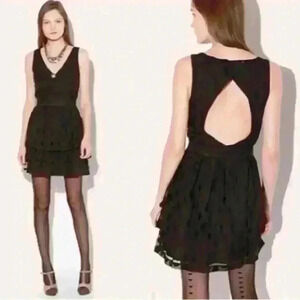 NWT Urban Outfitters Cooperative Polka Dot Black Dress Size 2-Pipers Dress